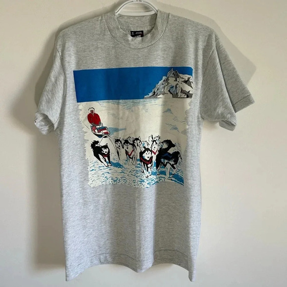 Fruit of the Loom Other - Vintage Alaska Dog Sled Single stitch Shirt Size  M